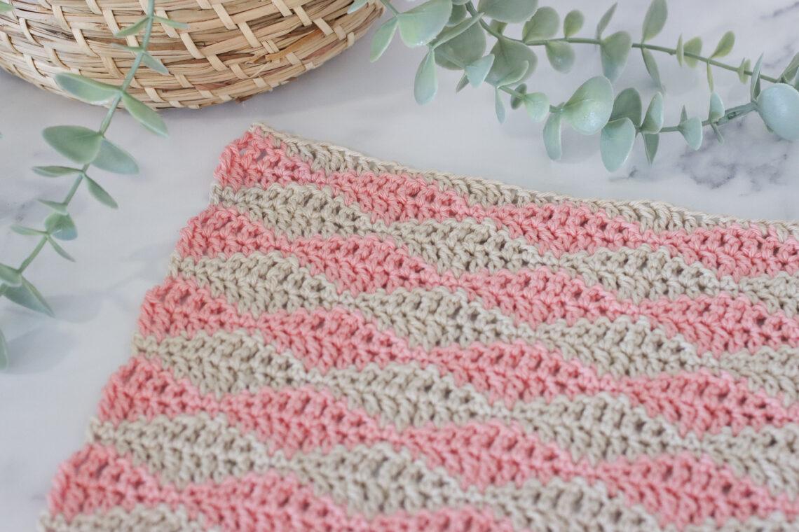 crochet rolling waves stitch