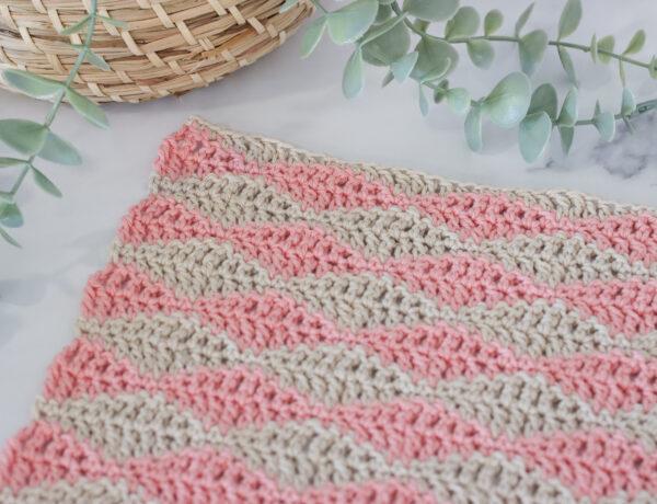 crochet rolling waves stitch