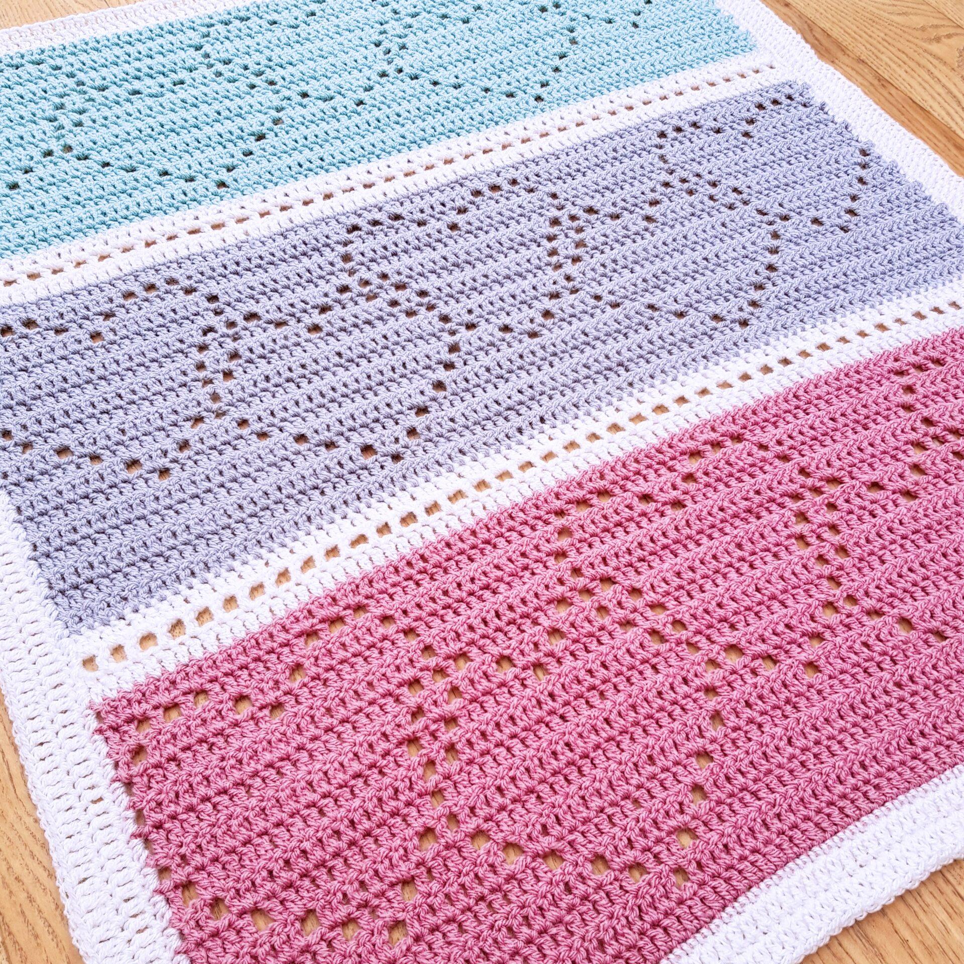 Linked Hearts Blanket Pattern