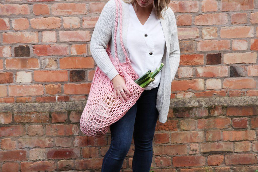 Crochet market bag