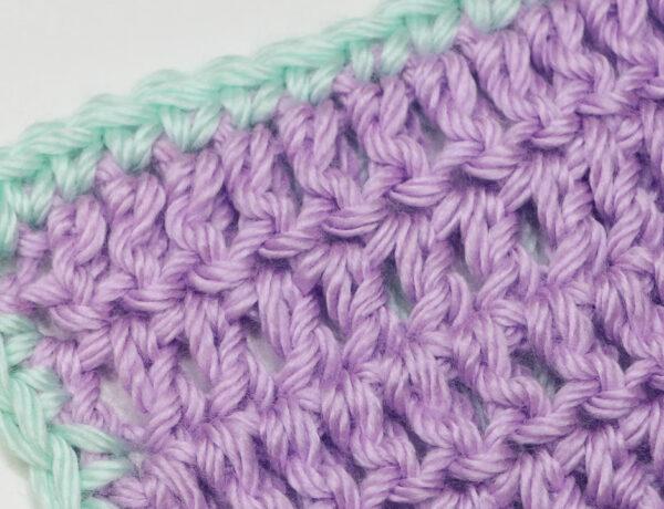 how to prepare your crochet work for a border
