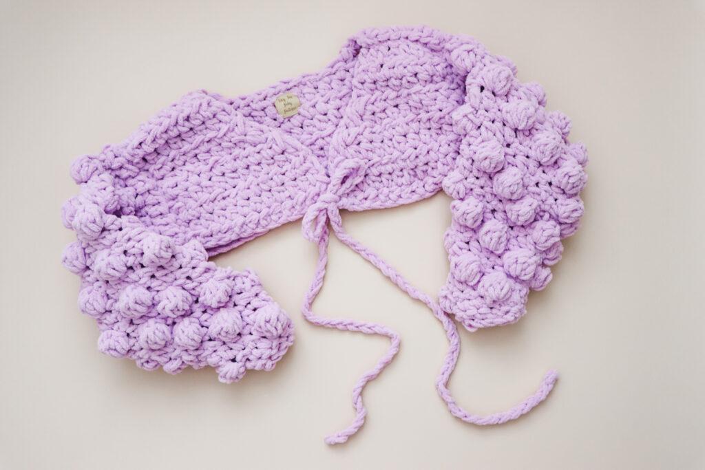 bolero with puff sleeves