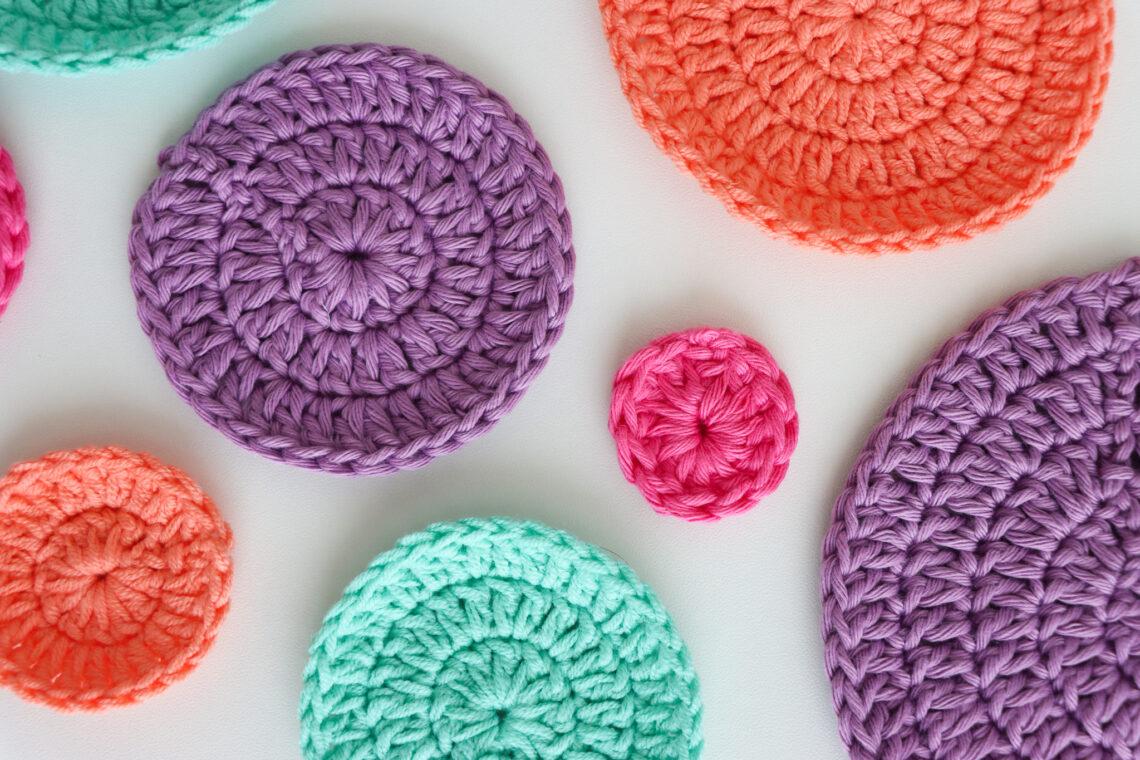 crochet flat circle