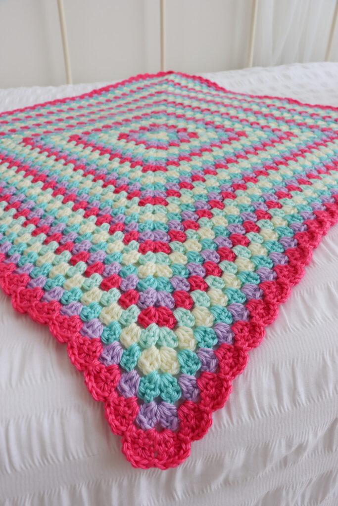 granny square crochet blanket
