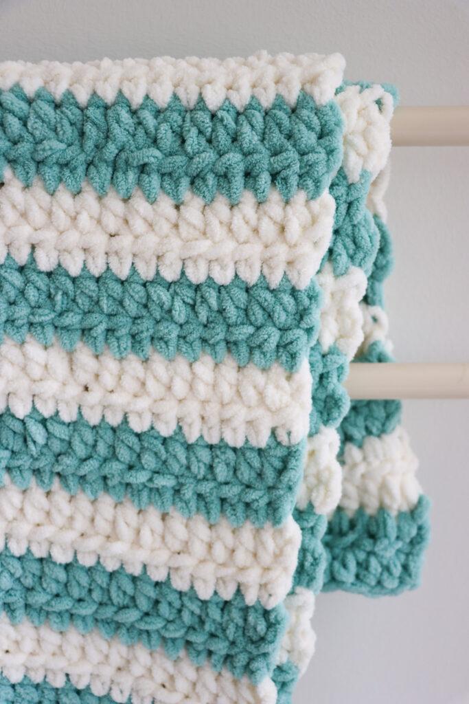 fast and easy crochet baby blanket