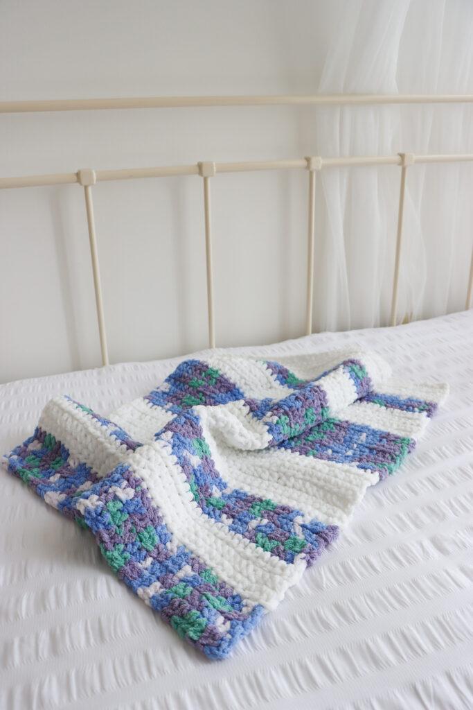 fast and easy crochet baby blanket