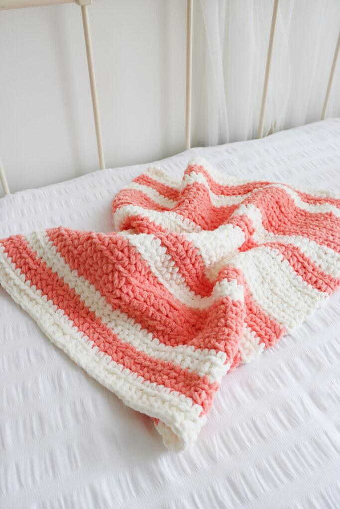 fast and easy crochet baby blanket
