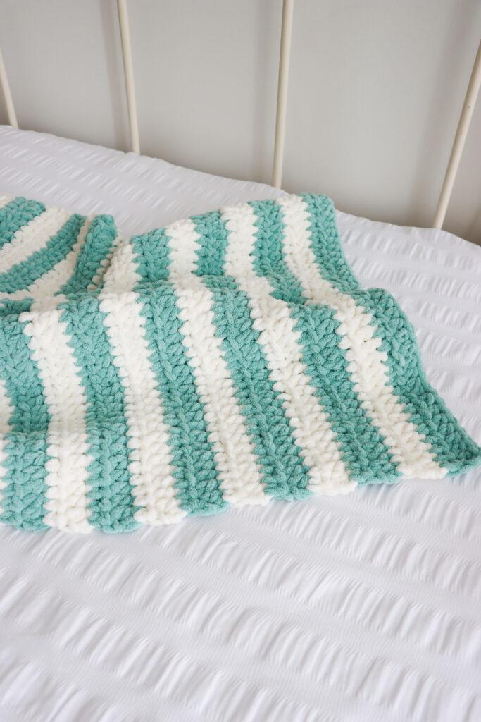 fast and easy crochet baby blanket