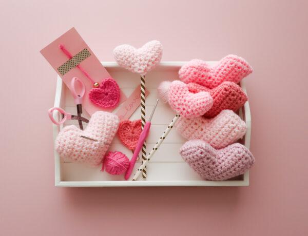 7 ways to use a crochet heart