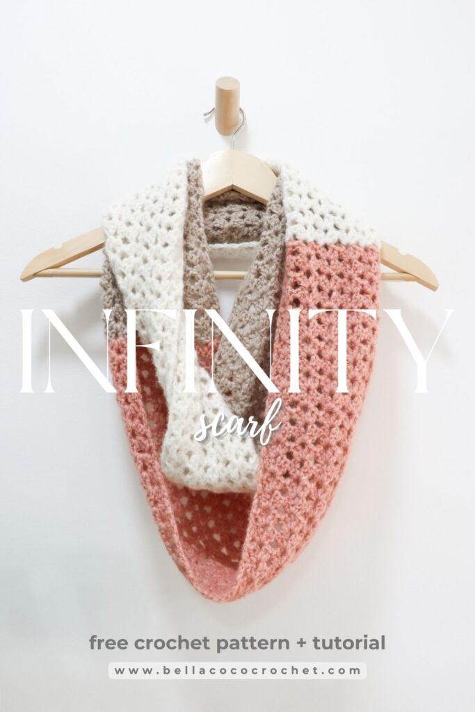 crochet infinity scarf 