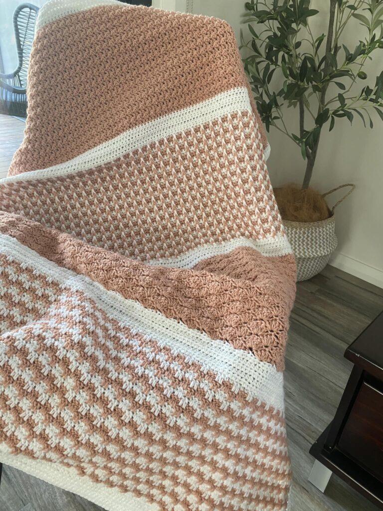 Crochet blanket. Four seasons blanket 