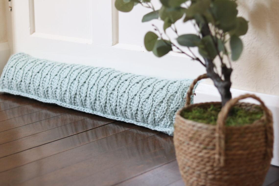 crochet draft excluder pattern