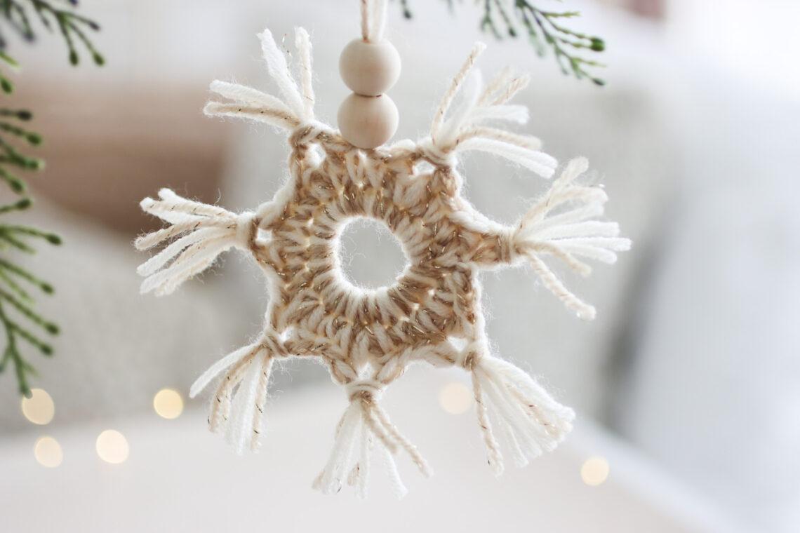 crochet scandi snowflake pattern