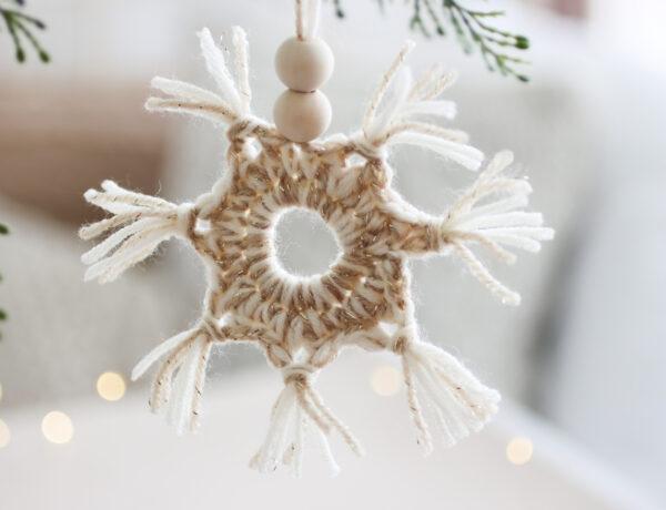 crochet scandi snowflake pattern
