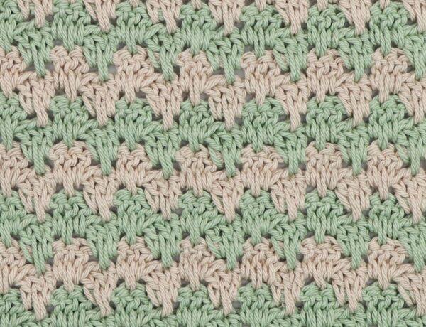 crochet granny spike stitch